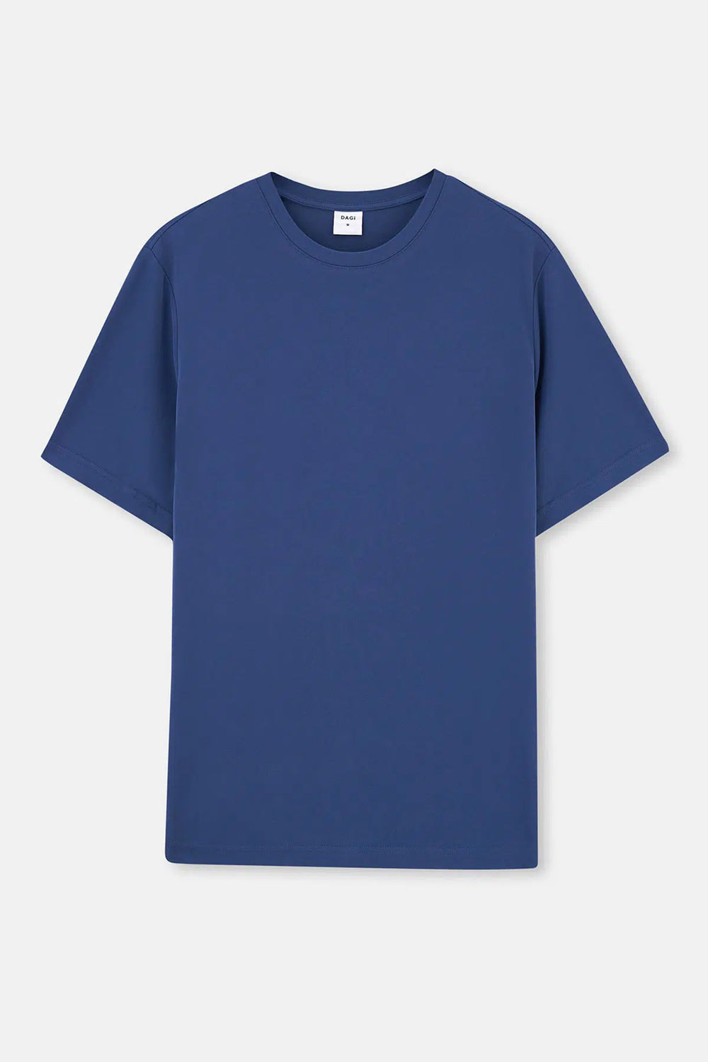 Indigo Modal Pike Bisiklet Yaka Tişört