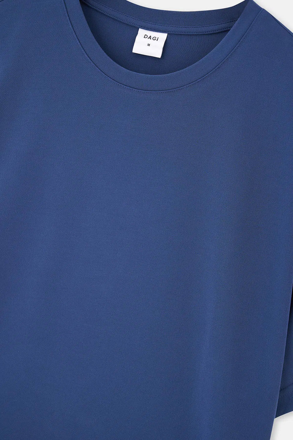 Indigo Modal Pike Bisiklet Yaka Tişört