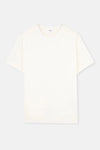 Ekru Bisiklet Yaka Kısa Kollu Süprem Tişört