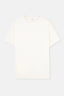 Ekru Bisiklet Yaka Kısa Kollu Süprem Tişört