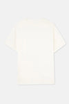 Ekru Bisiklet Yaka Kısa Kollu Süprem Tişört
