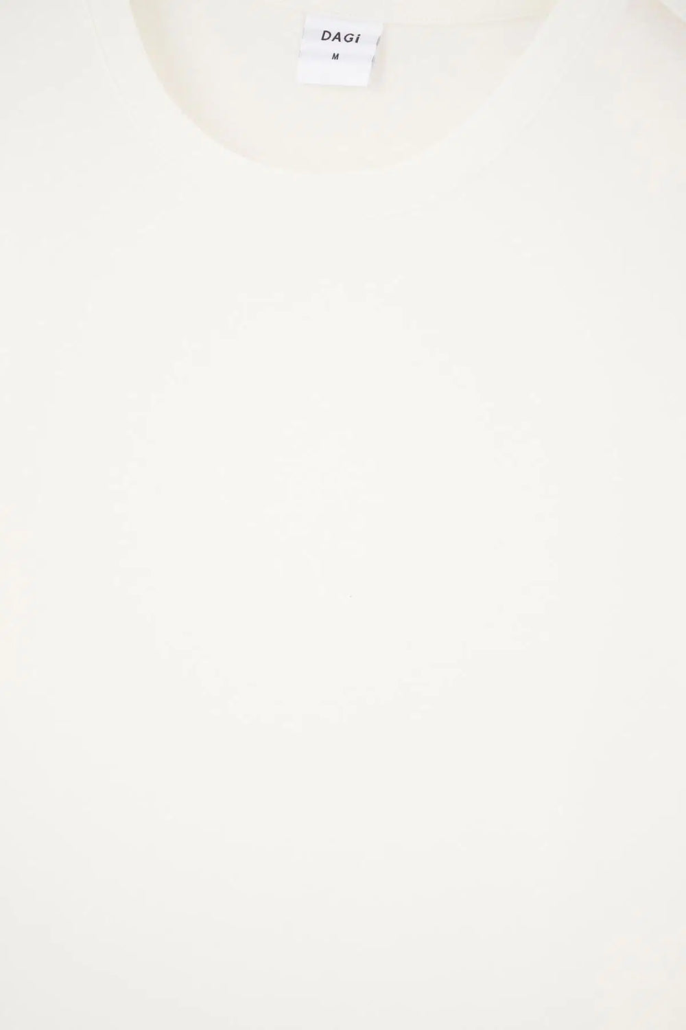 Ekru Bisiklet Yaka Kısa Kollu Süprem Tişört