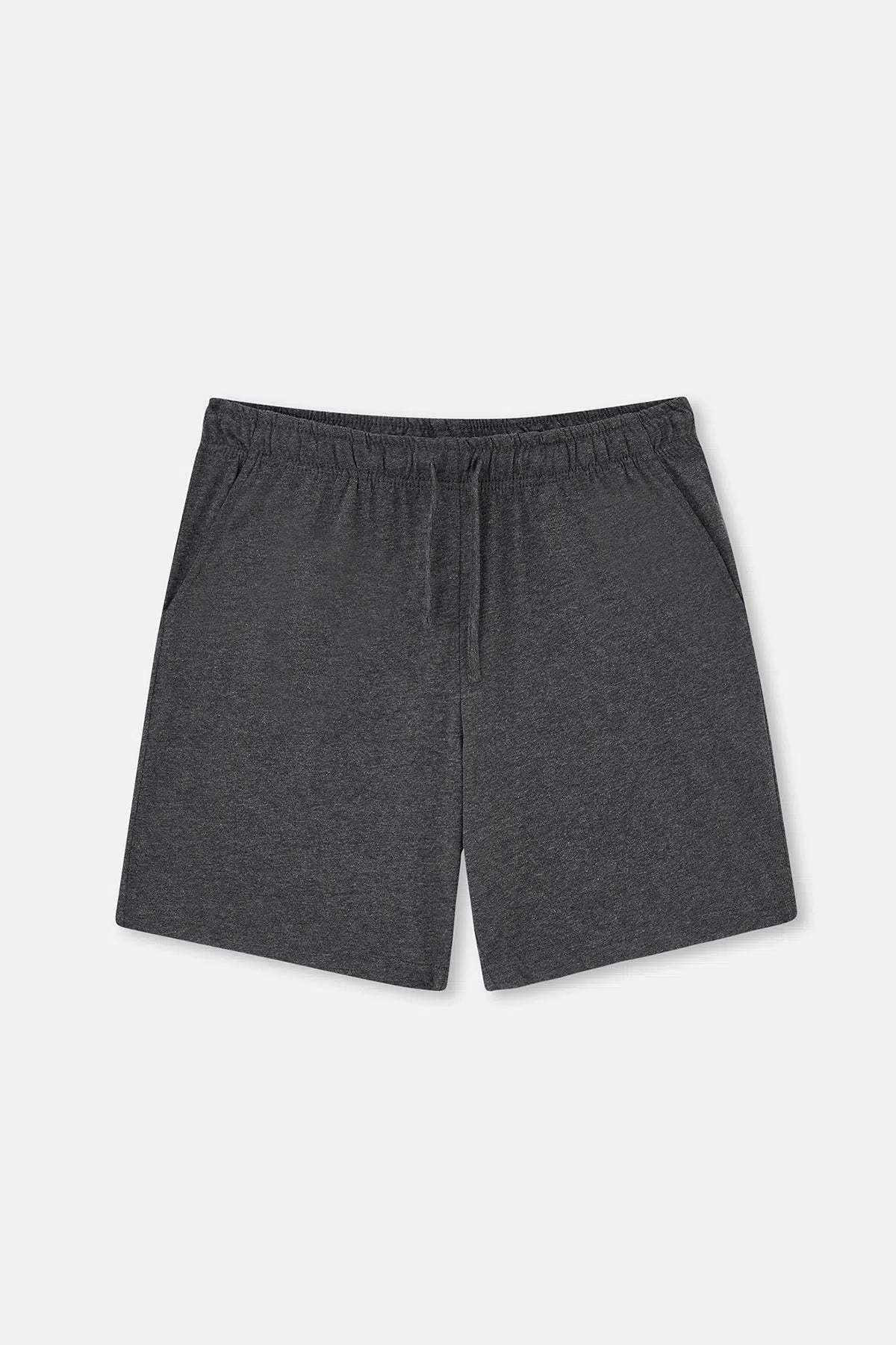 Antrasit Melanj Modal Örme Şort