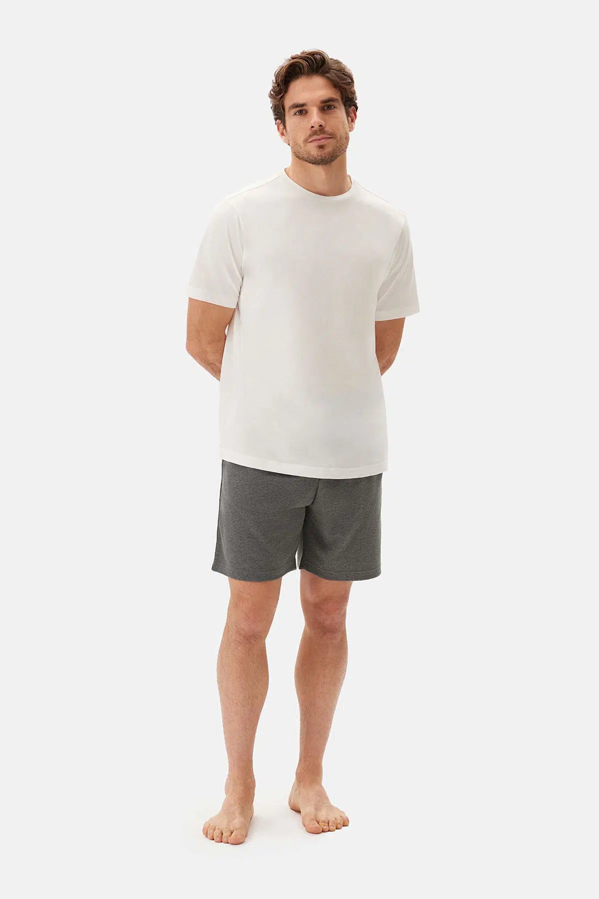 Antrasıt Örme Şort