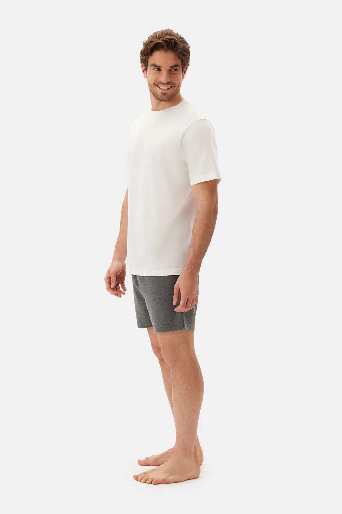 Antrasıt Örme Şort