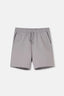 Gri Iki Iplik Cepli Şort Pijama Altı