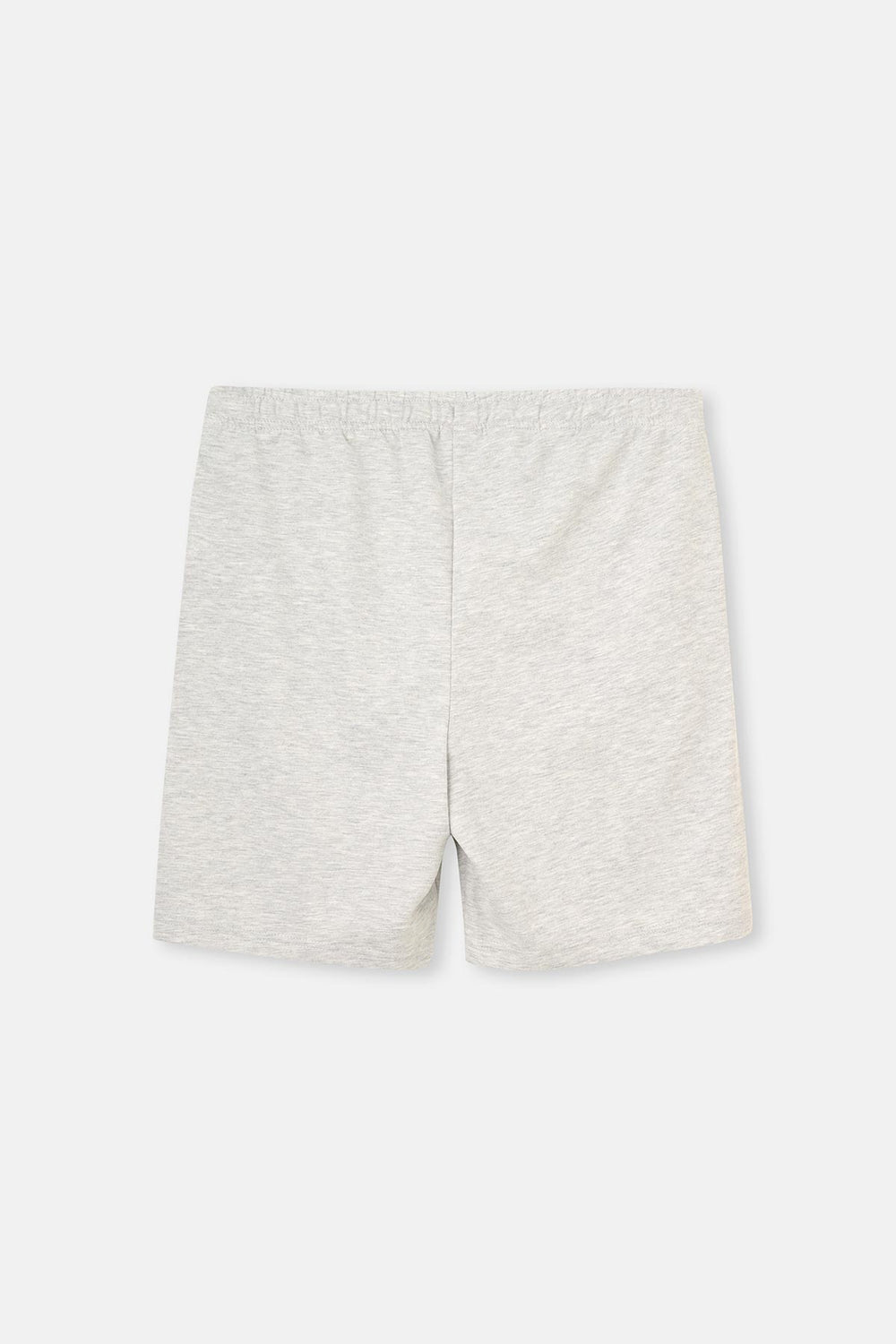 Kar Melanj Iki Iplik Cepli Şort Pijama Altı