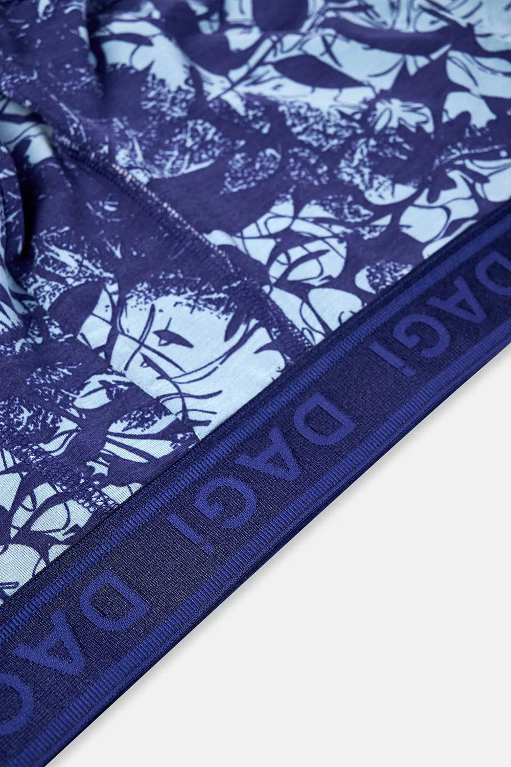 Indigo Micro Modal Desenli Boxer