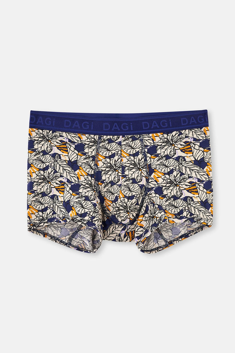 Lacivert Micro Modal Desenli Boxer