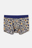 Lacivert Micro Modal Desenli Boxer