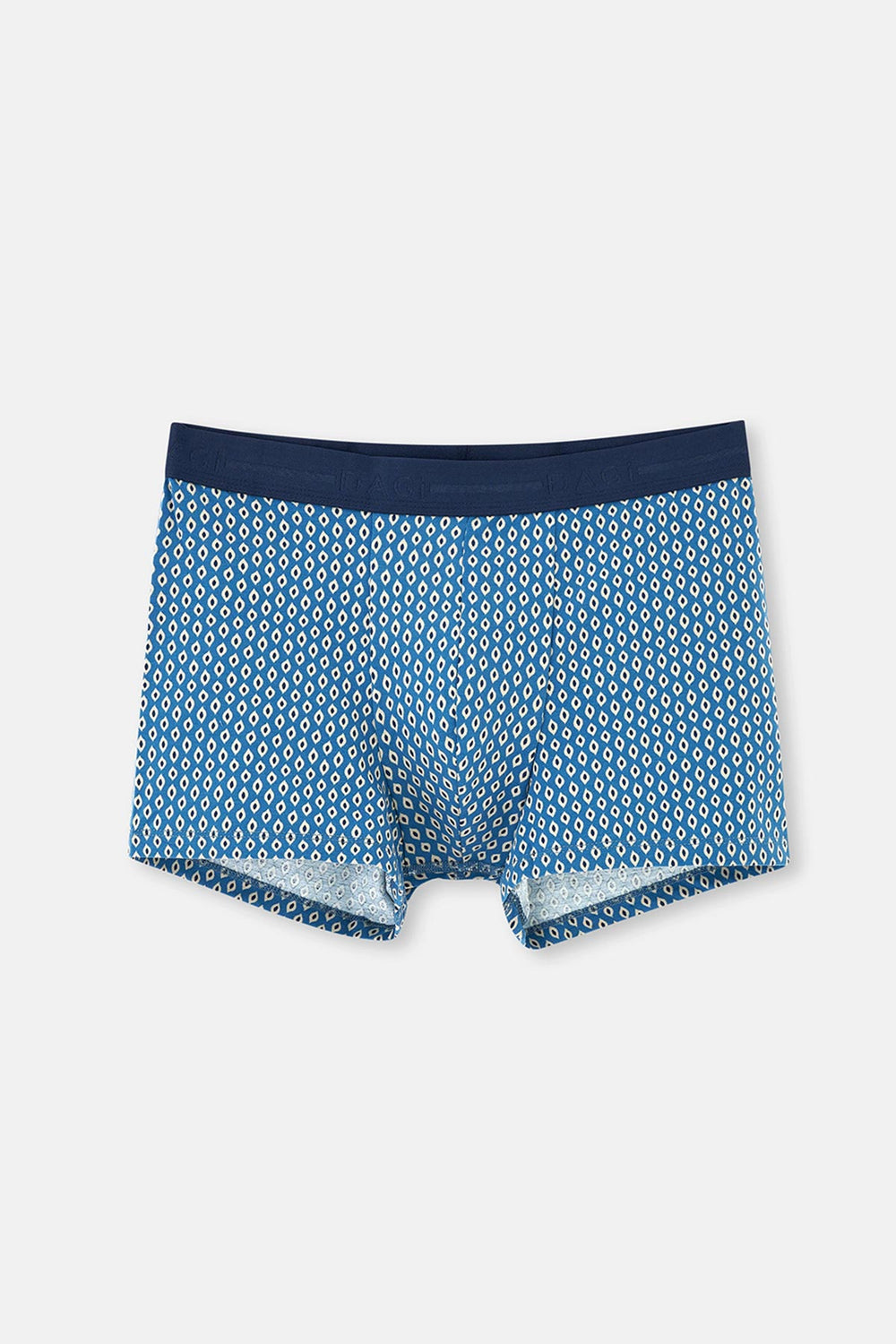 Lacivert Pamuk Desenli 3'lü Boxer