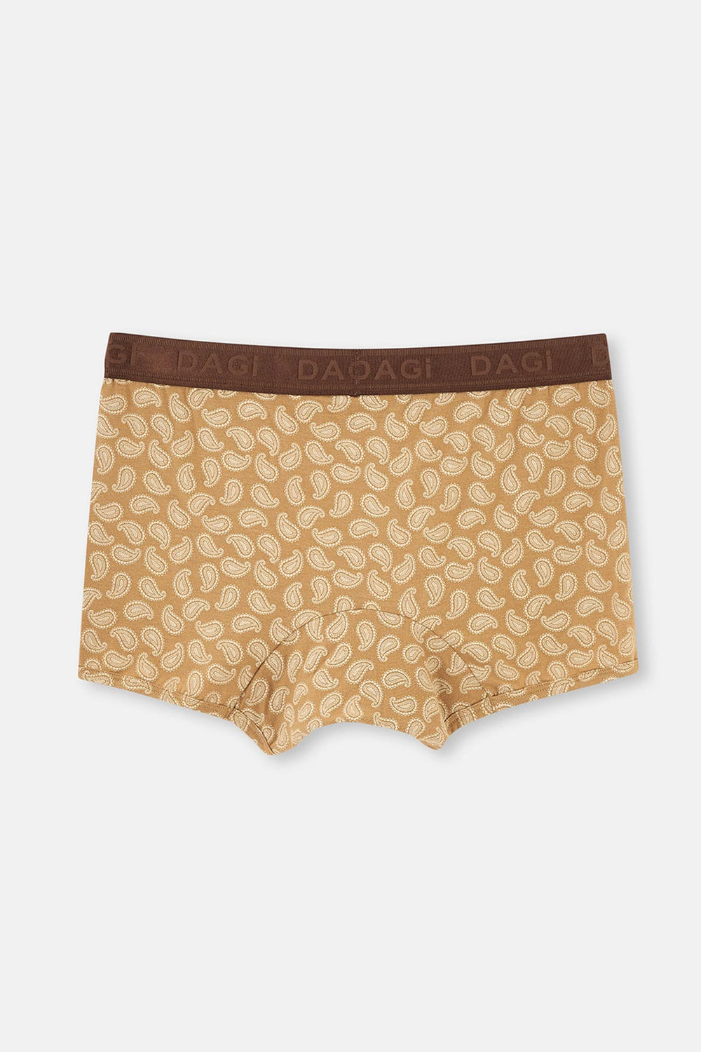 Kahverengi Micro Modal Desenli 3'lü Boxer