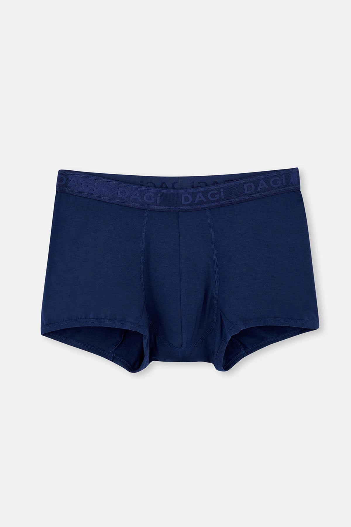 Lacivert Micro Modal Desenli 2'li Boxer