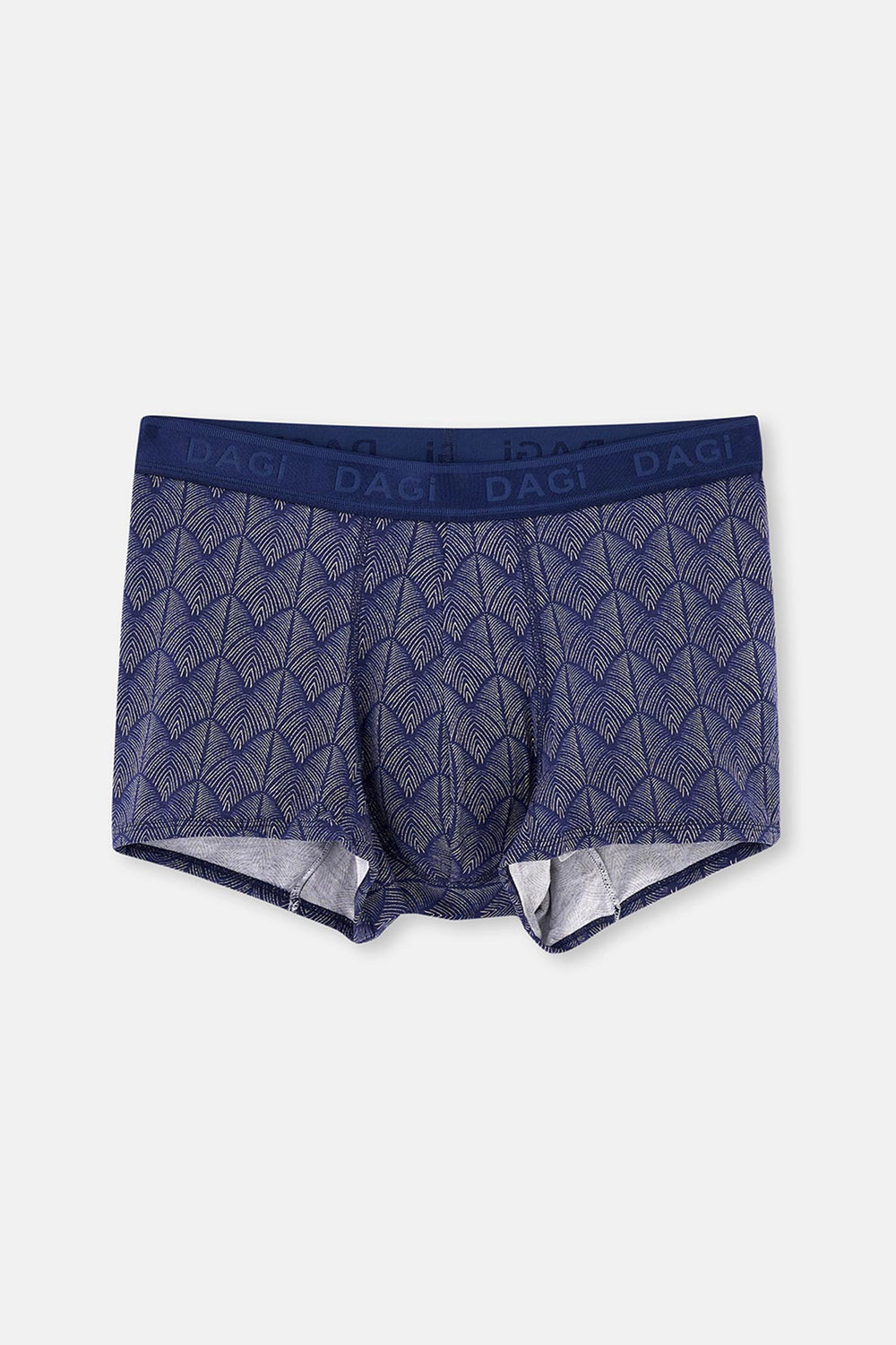 Lacivert Micro Modal Desenli 2'li Boxer