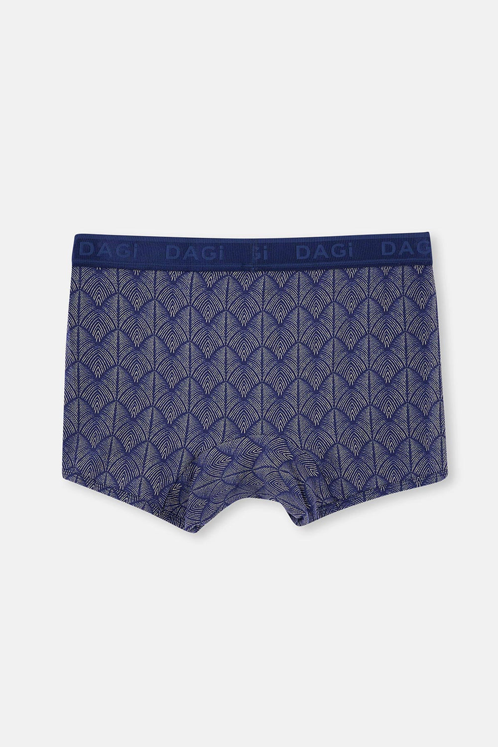 Lacivert Micro Modal Desenli 2'li Boxer