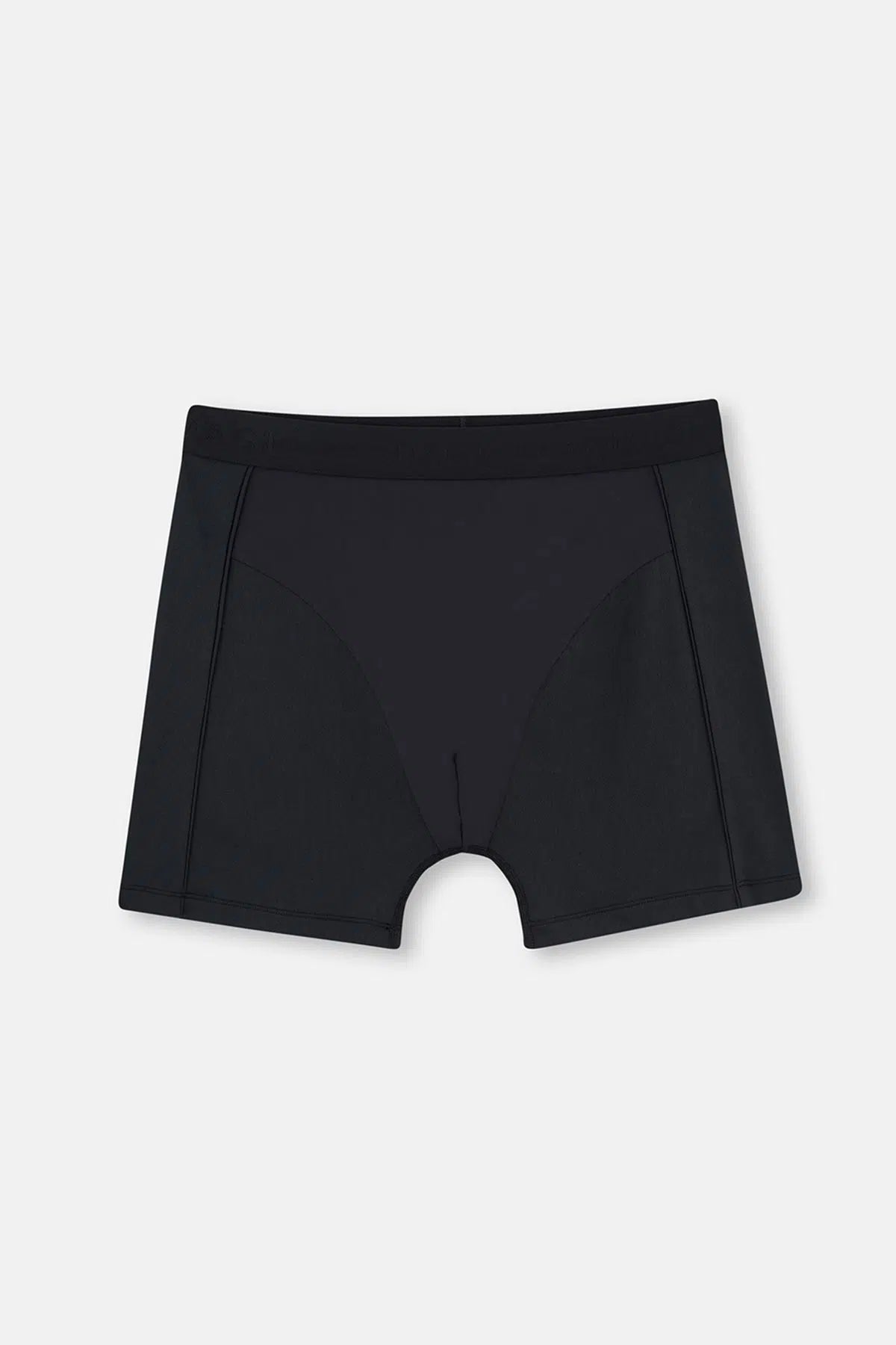 Siyah Basic Yan Detaylı Boxer