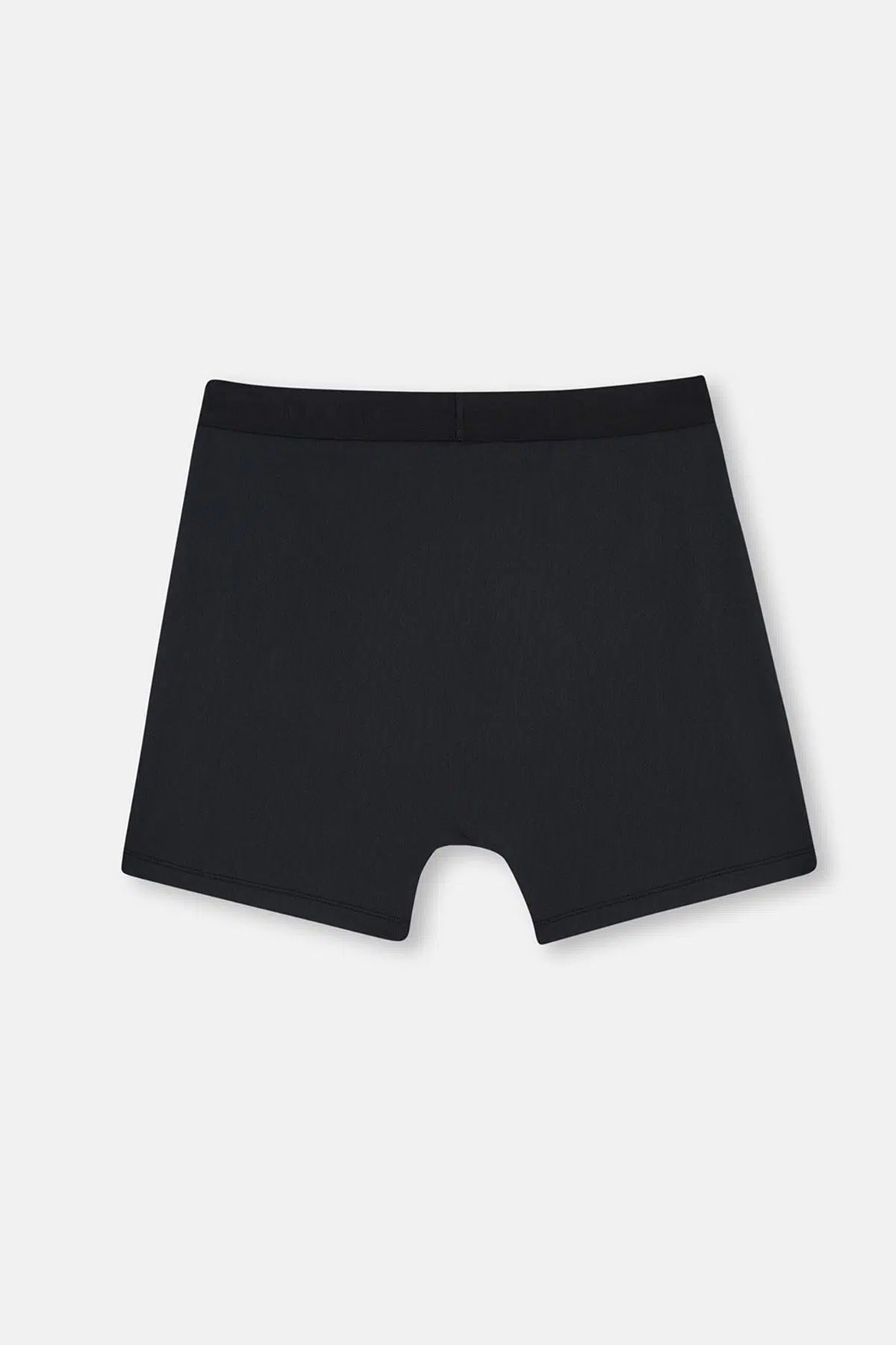 Siyah Basic Yan Detaylı Boxer