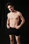 Siyah Basic Pamuk Boxer