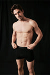Siyah Basic Pamuk Boxer