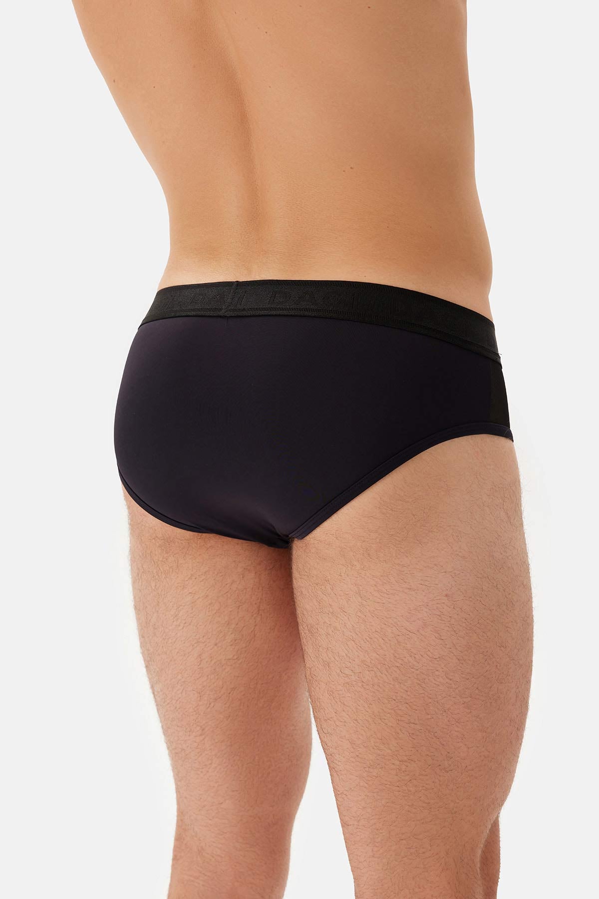 Siyah Yan Detaylı Slip