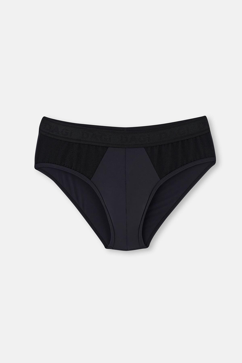 Siyah Yan Detaylı Slip