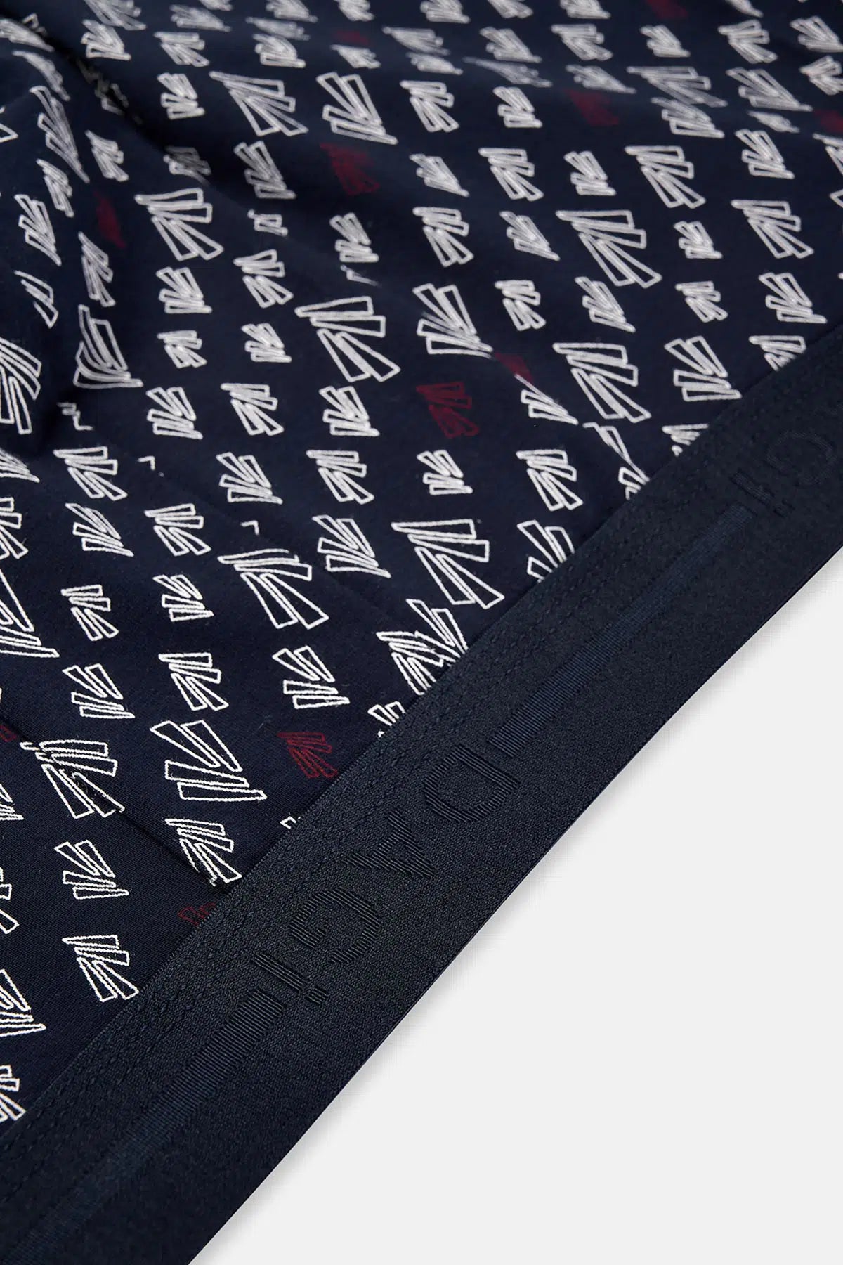 Kırmızı-Lacivert Pamuk Desenli 2'li Boxer