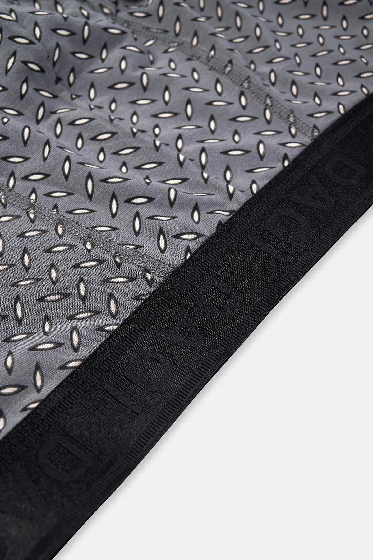 Siyah Micro Modal Desenli 2'li Boxer