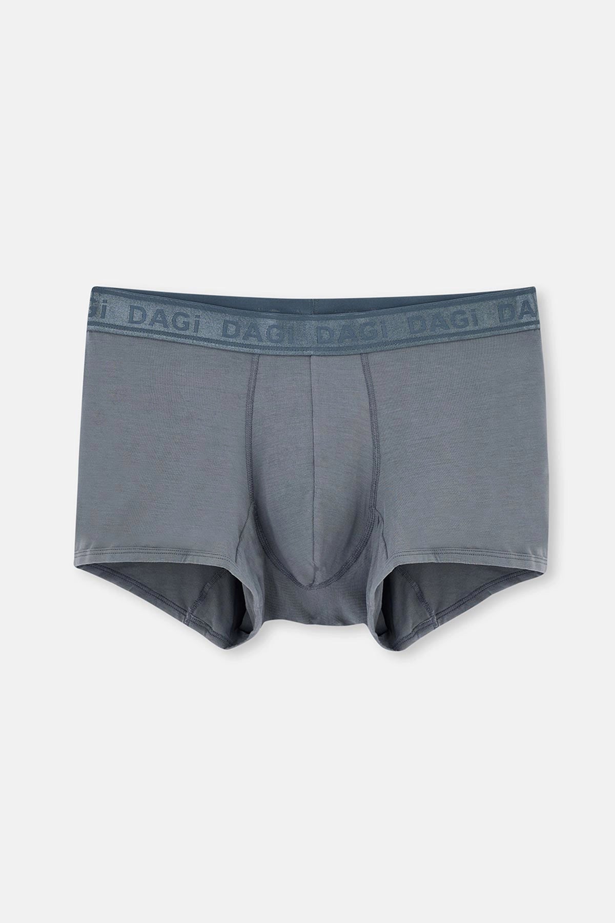 Gri Micro Modal Desenli 2'li Boxer