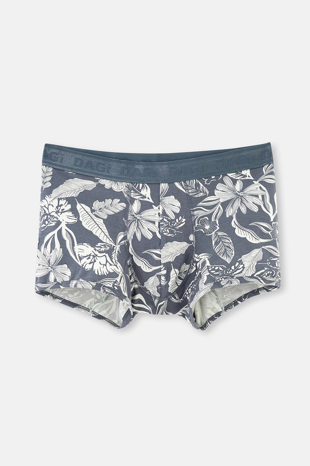 Gri Micro Modal Desenli 2'li Boxer