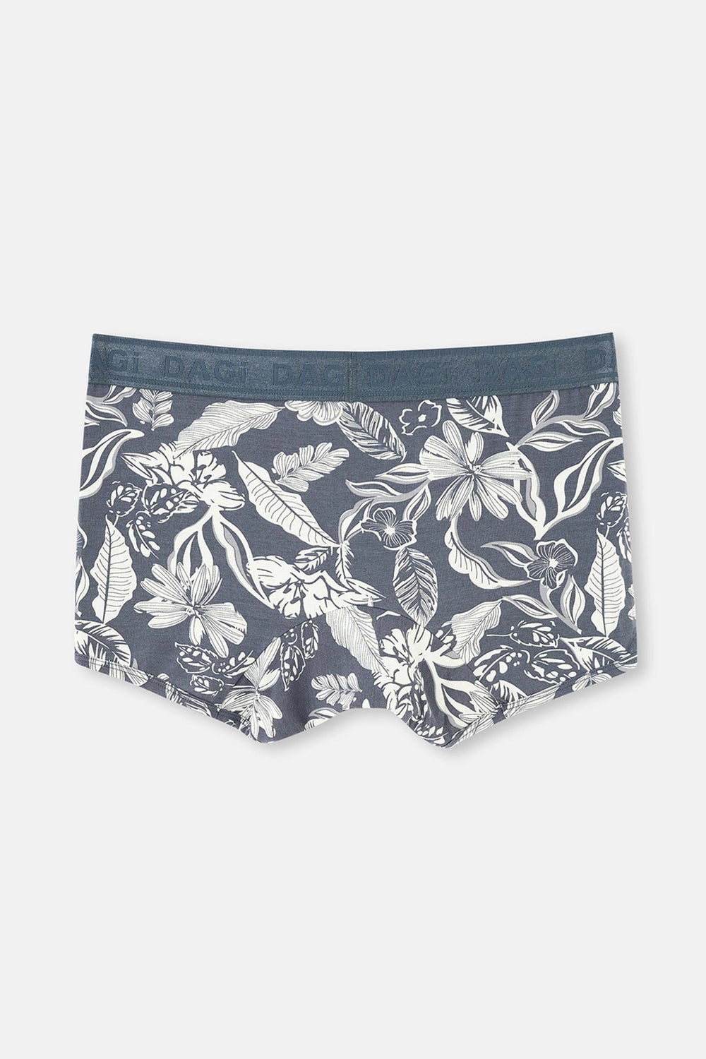 Gri Micro Modal Desenli 2'li Boxer