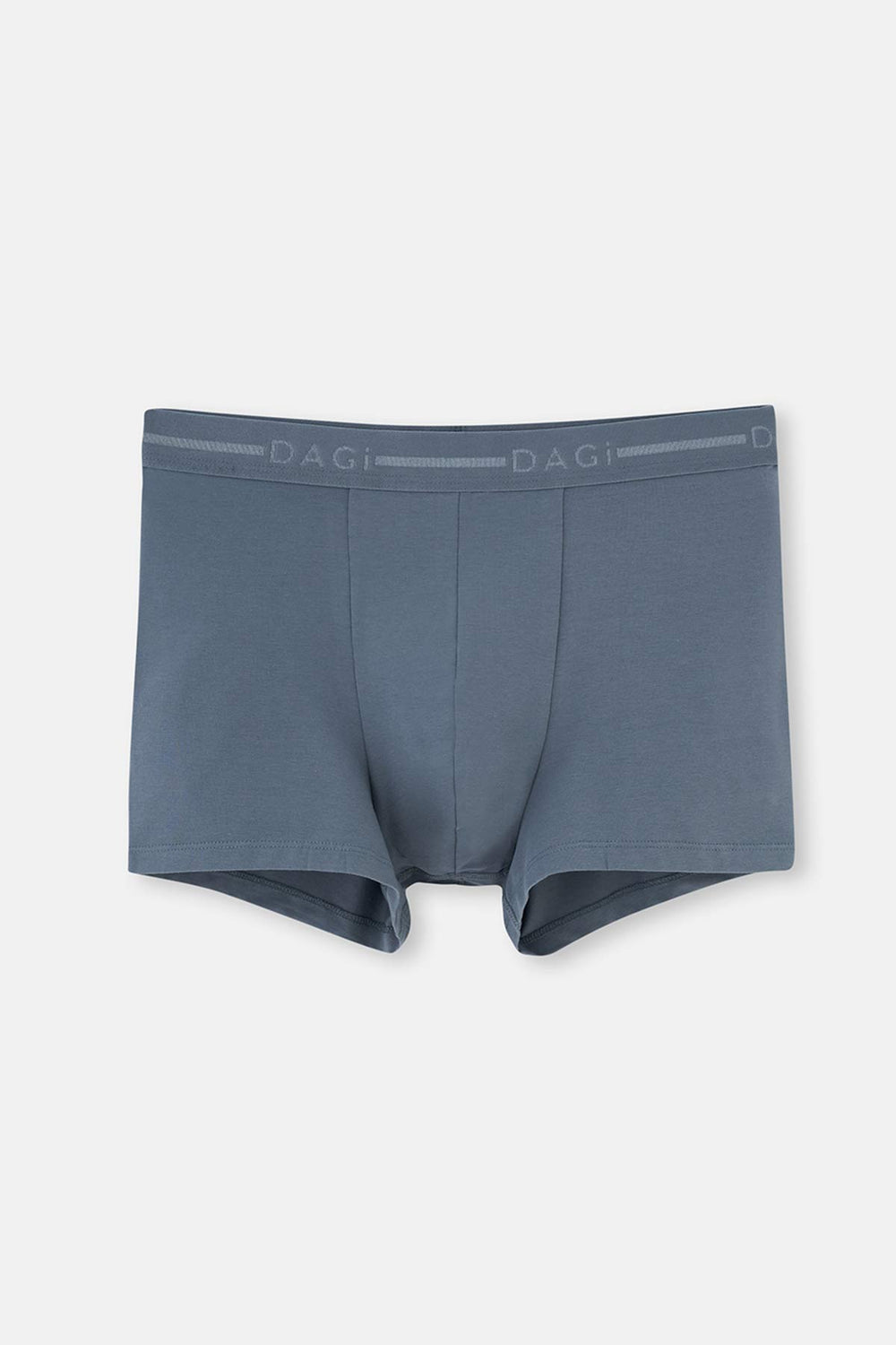 Koyu Gri Pamuklu Düz Boxer