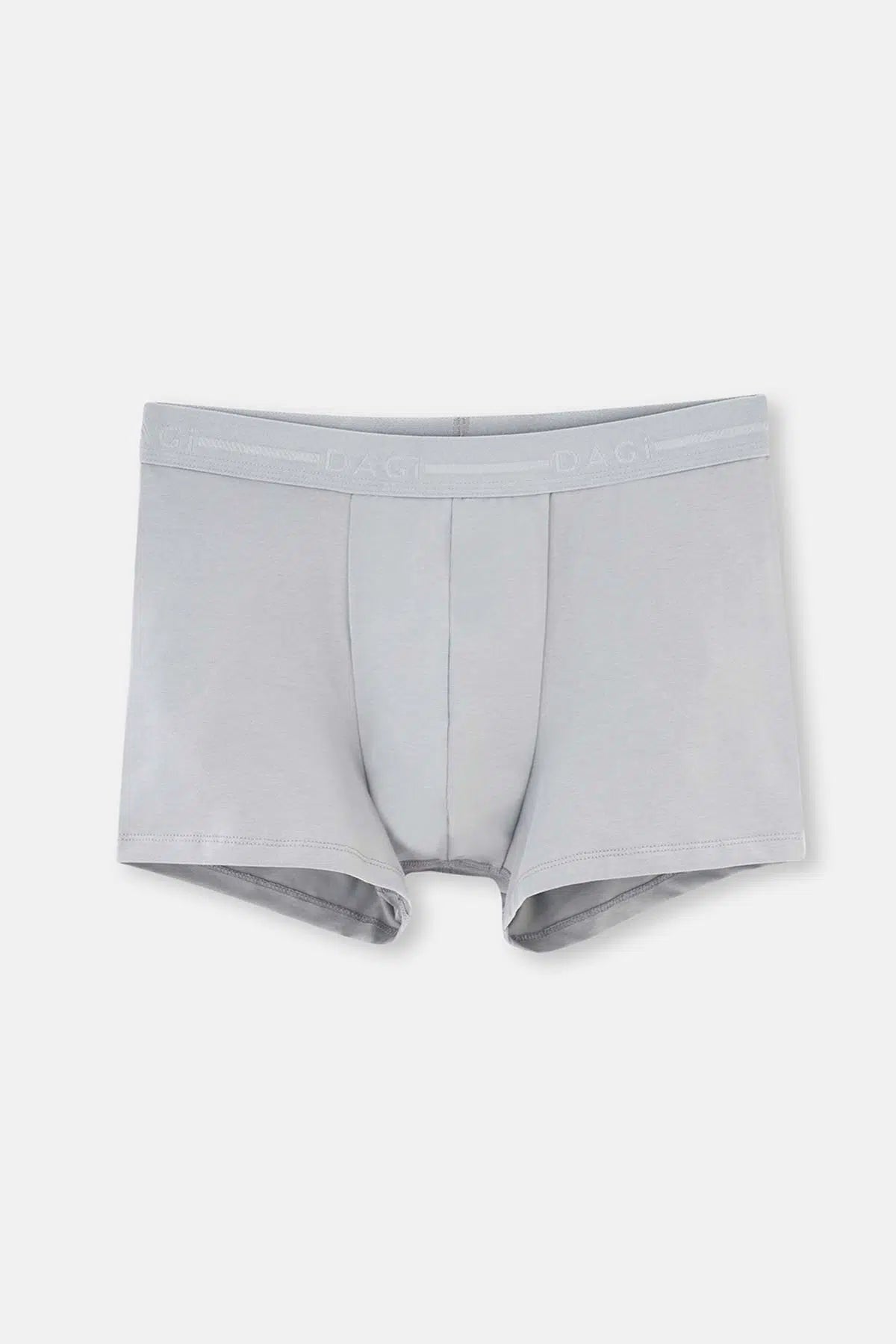 Gri Pamuk Düz Boxer