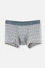 Gri Micro Modal Desenli Boxer