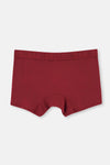 Bordo Micro Modal Düz Boxer