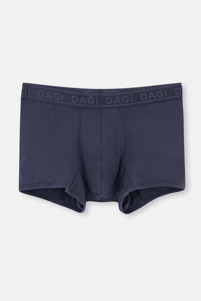 Indigo Micro Modal Düz Boxer