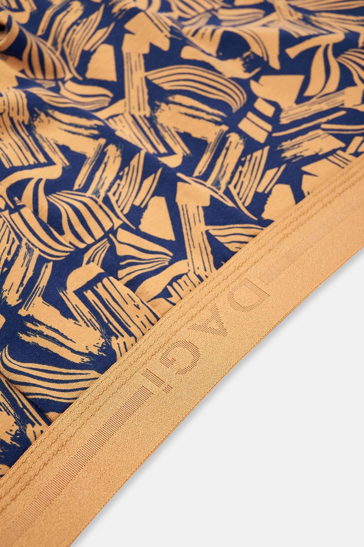 Lacivert Pamuk Desenli 3'lü Boxer