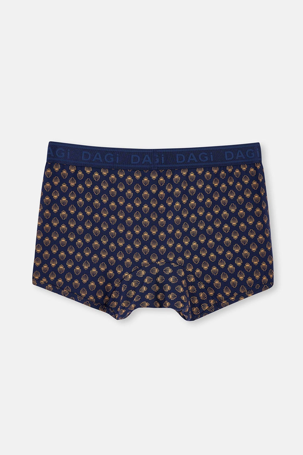 Lacivert Micro Modal Desenli 3'lü Boxer