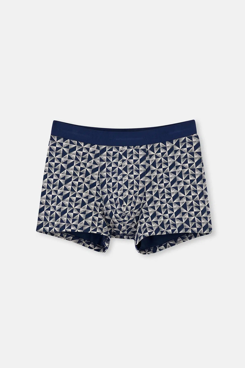 Lacivert Pamuk Desenli 3'lü Boxer