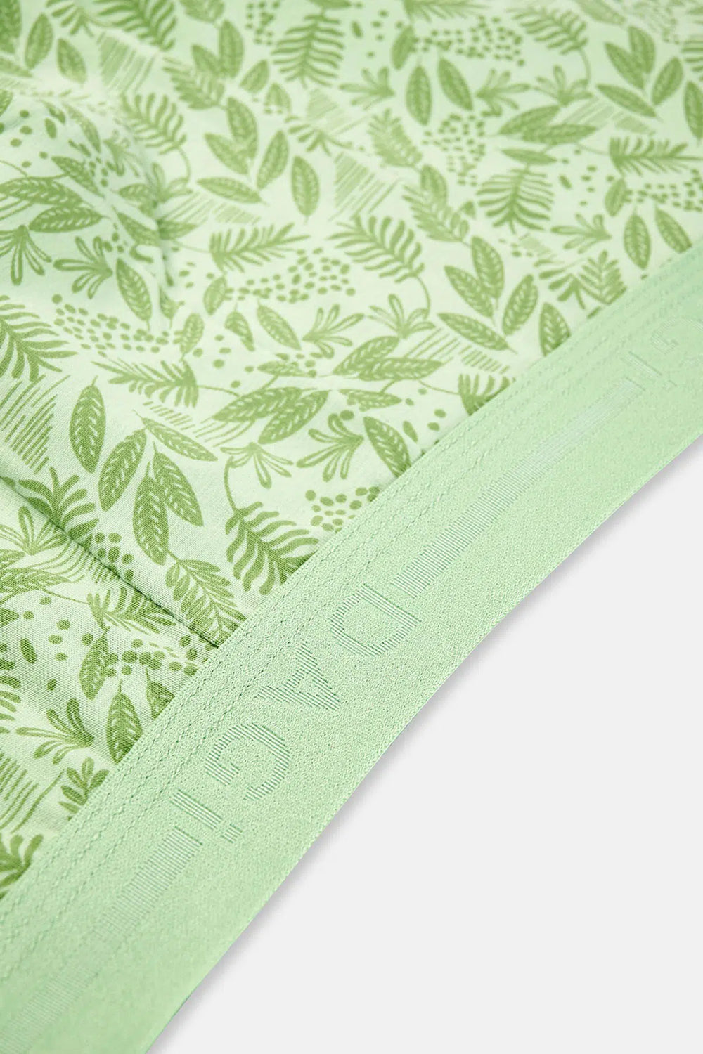 Yeşil Pamuk Desenli 2'li Boxer