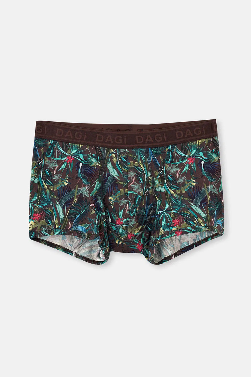 Koyu Kahve Micro Modal Desenli 2'li Boxer