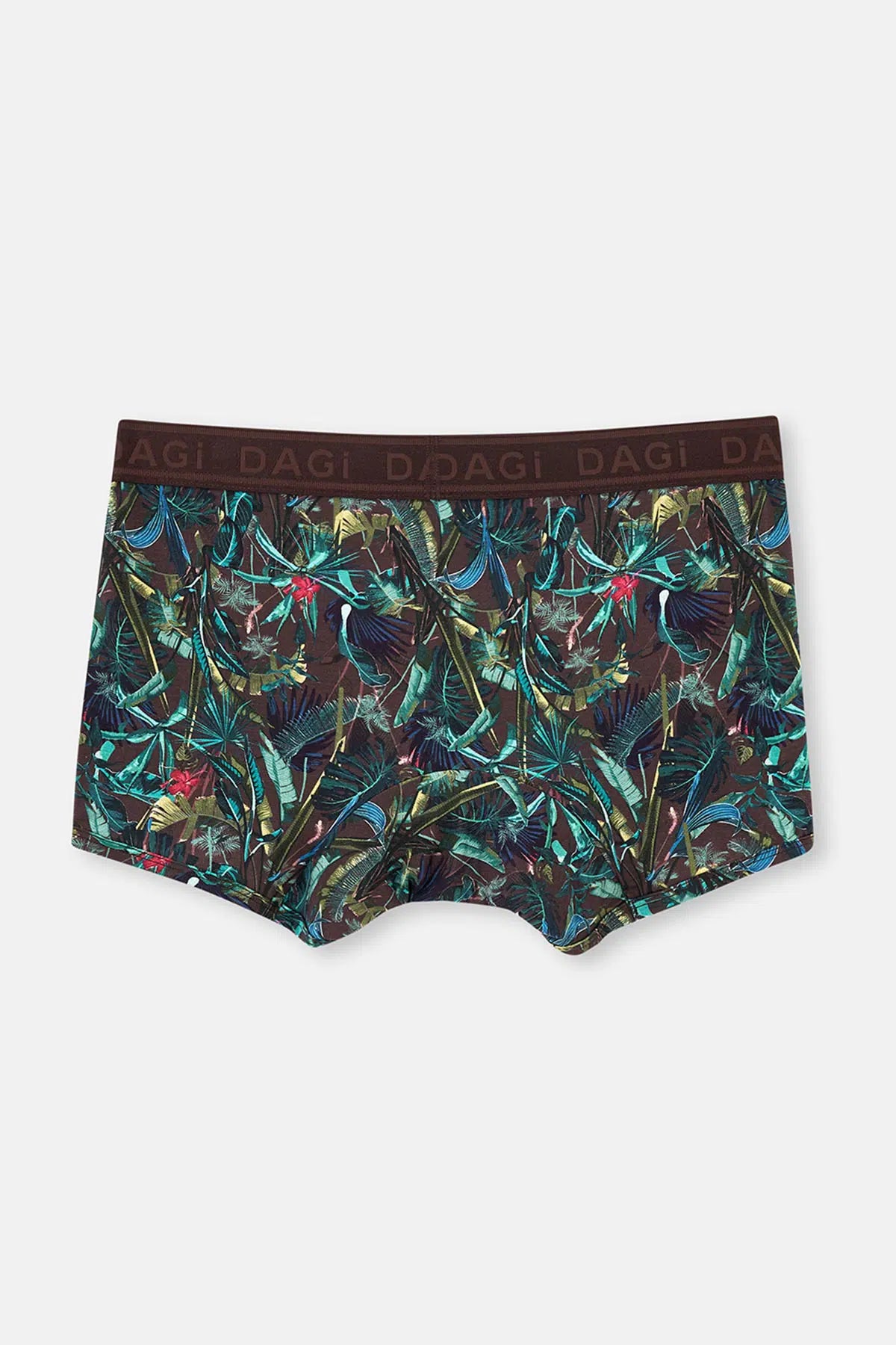 Koyu Kahve Micro Modal Desenli 2'li Boxer