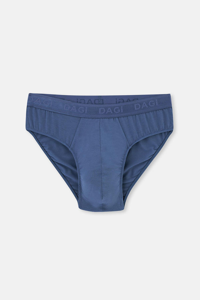 Indigo Düz Micro Modal Slip