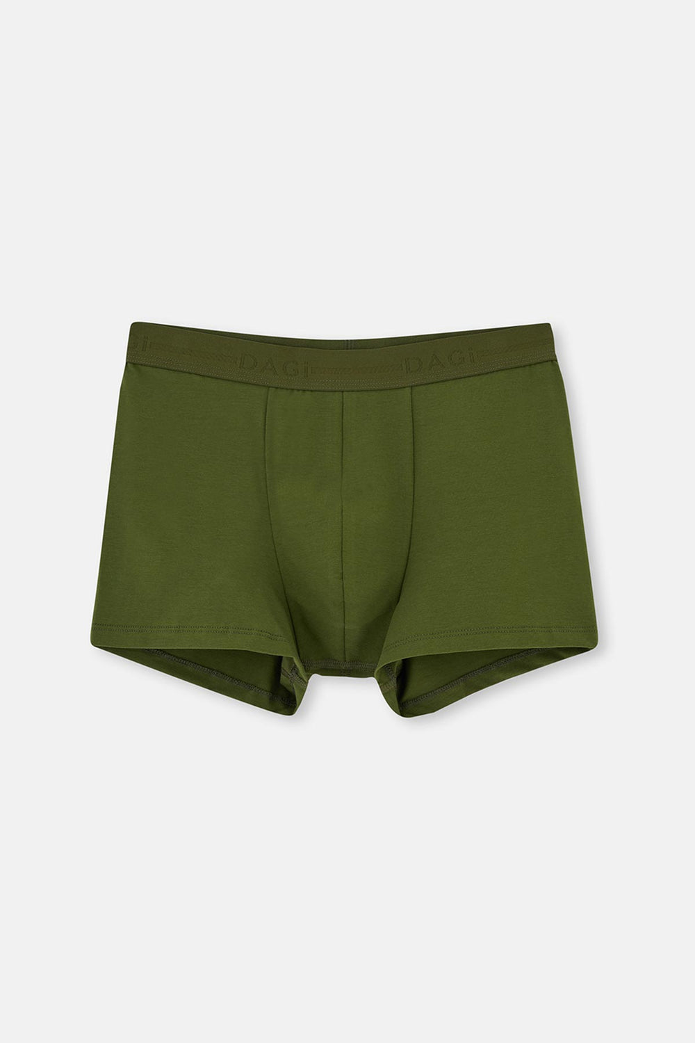 Yeşil Pamuk Desenli 2'li Boxer