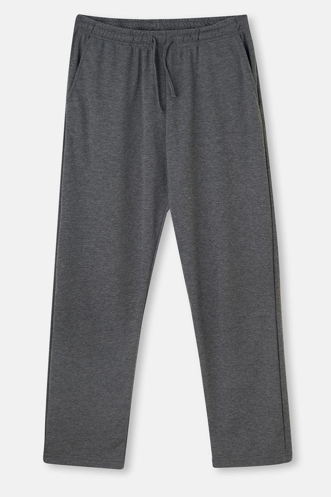 Antrasit Melanj Interlok Cepli Pantolon Pijama Altı