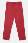 Kırmızı Interlok Cepli Pantolon Pijama Altı