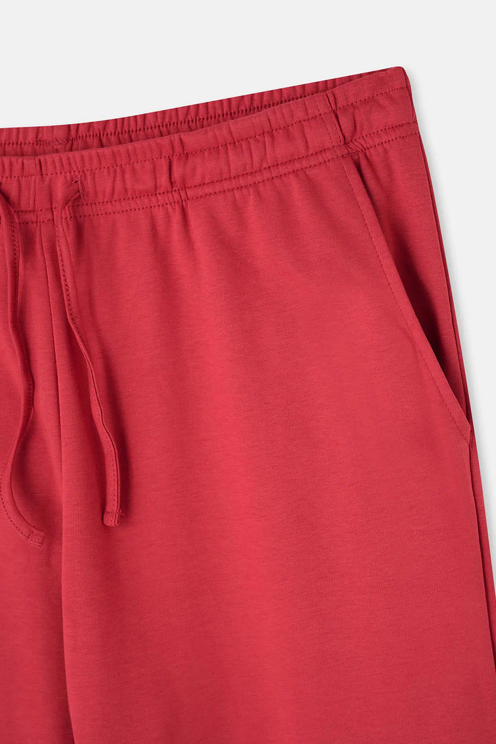 Kırmızı Interlok Cepli Pantolon Pijama Altı