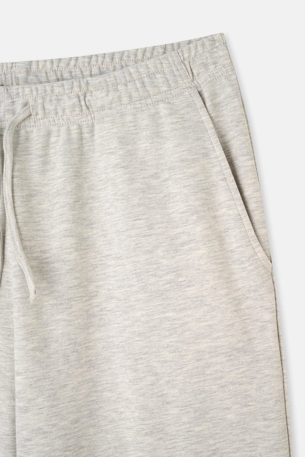 Kar Melanj Interlok Cepli Pantolon Pijama Altı