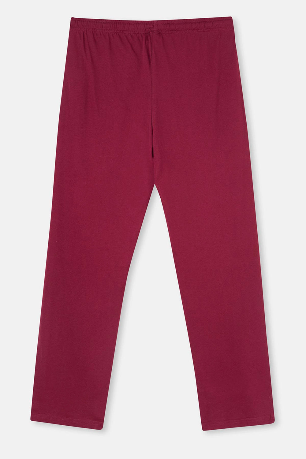 Bordo Süprem Cepli Pantolon Pijama Altı