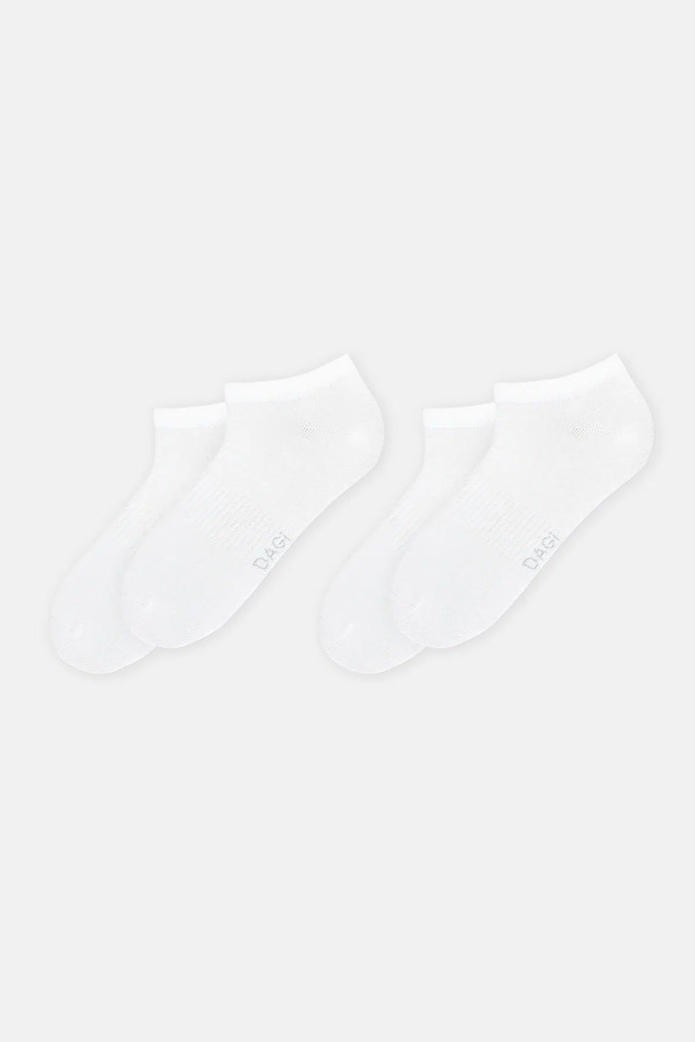 Beyaz Erkek Spor Çorap 2'Li