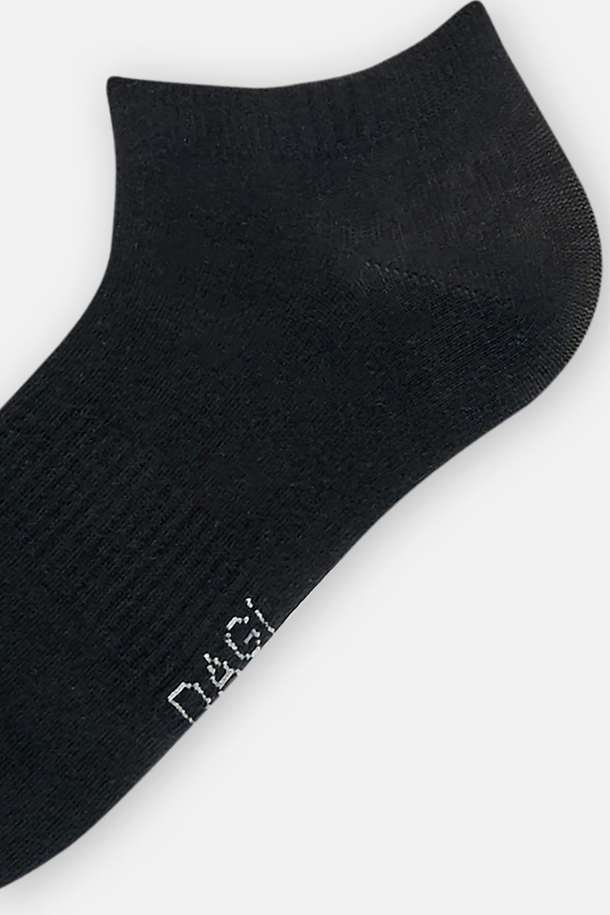 Siyah Erkek Spor Çorap 2'Li